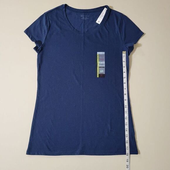 No Boundaries Junior's Navy Everyday Short Sleeve T-Shirt - Picture 7 of 11